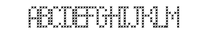 Spring Cross Stitch FONT