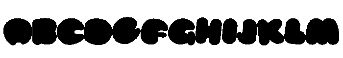 Spring Dot CF Font UPPERCASE