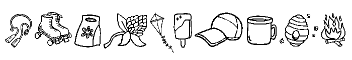 Spring Drawing Font OTHER CHARS
