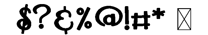 Spring Fling CF Font OTHER CHARS