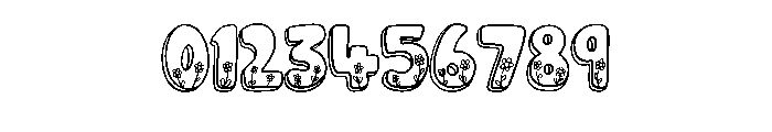 Spring Floral Doodle By Regular Font OTHER CHARS