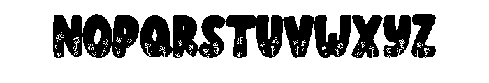 Spring Flowers By Squee Regular Font LOWERCASE