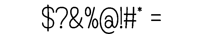 Spring Funny Font OTHER CHARS