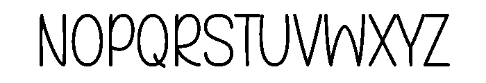 Spring Funny Font UPPERCASE