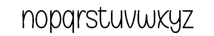 Spring Funny Font LOWERCASE
