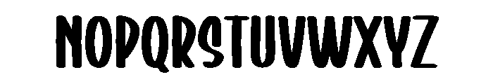 Spring Hockey Font LOWERCASE