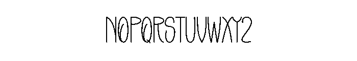 Spring Hoodie Font UPPERCASE