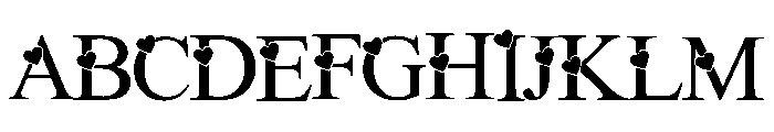 Spring In My Heart2 Font UPPERCASE
