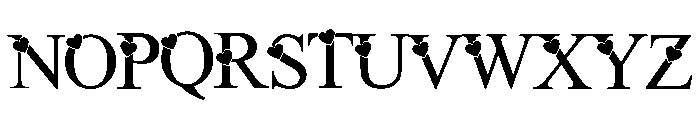 Spring In My Heart2 Font LOWERCASE
