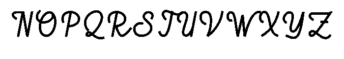Spring Lovely Font UPPERCASE