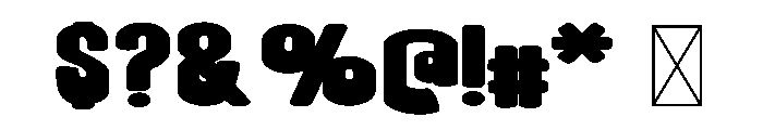 Spring Striper CF Font OTHER CHARS