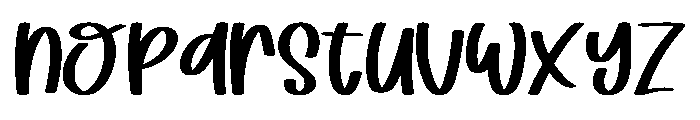Spring Stylish Regular Font LOWERCASE