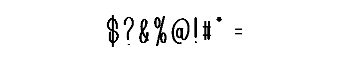 Spring Unicorn Font OTHER CHARS
