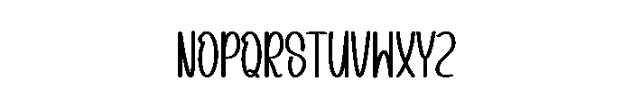 Spring Unicorn Font UPPERCASE