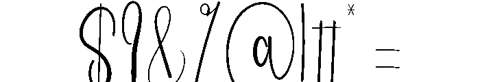 Spring Winter Font OTHER CHARS