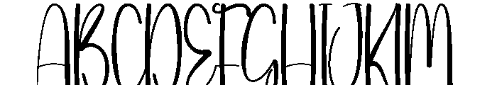 Spring Winter Font UPPERCASE