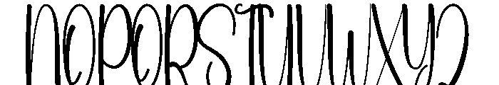 Spring Winter Font UPPERCASE