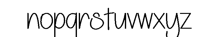 Spring Wonderful Font LOWERCASE