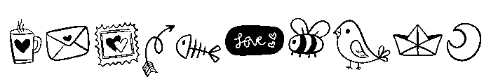 Spring of love Font OTHER CHARS