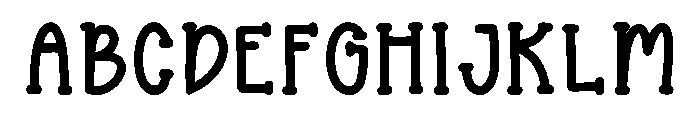 Spring tumbler Regular Font UPPERCASE