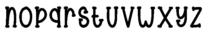 Spring tumbler Regular Font LOWERCASE