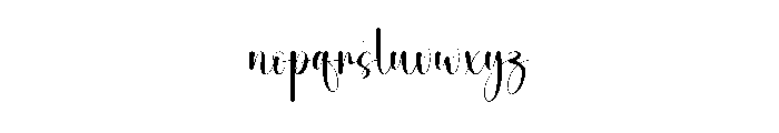 Springday1 Font LOWERCASE