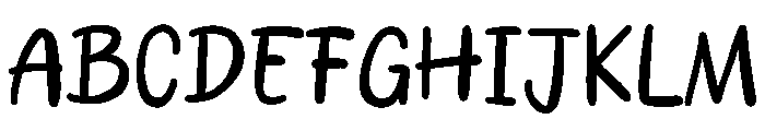 Springhand Font UPPERCASE