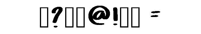 Springmarker Regular Font OTHER CHARS