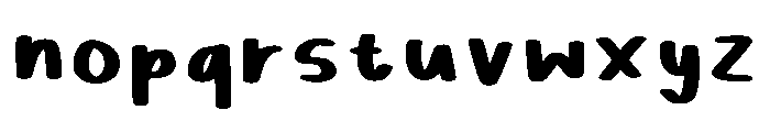 Springmarker Regular Font LOWERCASE