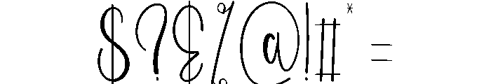 Springthick Font OTHER CHARS