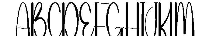 Springthick Font UPPERCASE