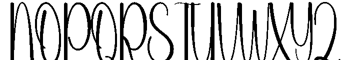 Springthick Font UPPERCASE