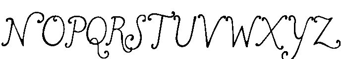 Springwish Regular Font UPPERCASE