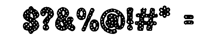 Sprinkle_Party Font OTHER CHARS