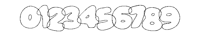 Sprinkles Bounce Outline Font OTHER CHARS