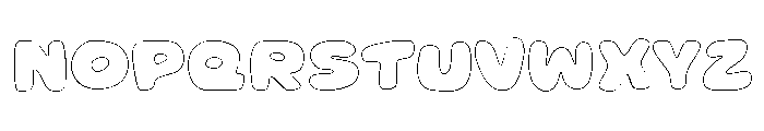 Sprinkles Outline Font UPPERCASE