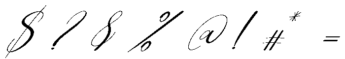 SprinklesCalligraphy Font OTHER CHARS