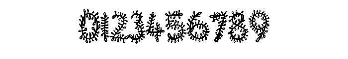 Sprout Vine By Squeeb C Regular Font OTHER CHARS