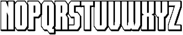 SP Counter Regular Shadow otf (400) Font UPPERCASE