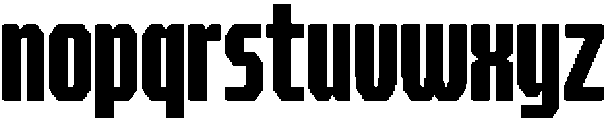 SP Counter Regular otf (400) Font LOWERCASE