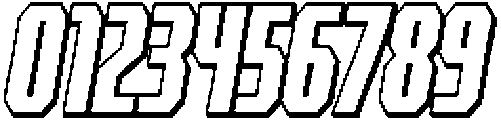 SP Counter Slant Shadow otf (400) Font OTHER CHARS