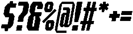 SP Counter Slant otf (400) Font OTHER CHARS