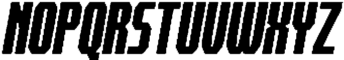 SP Counter Slant otf (400) Font UPPERCASE