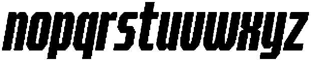 SP Counter Slant otf (400) Font LOWERCASE