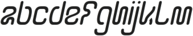 SPACE MATRIX Italic otf (400) Font LOWERCASE