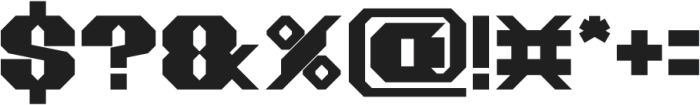 SPACE STATION Bold otf (700) Font OTHER CHARS