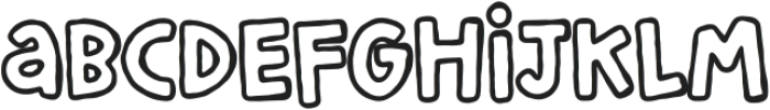 SPECIAL MOMENT BOLD Regular otf (700) Font LOWERCASE