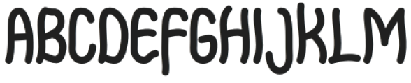 SPOOKY DOOR Regular otf (400) Font UPPERCASE