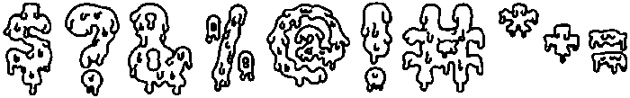 SPOOKY VIBES Regular otf (400) Font OTHER CHARS
