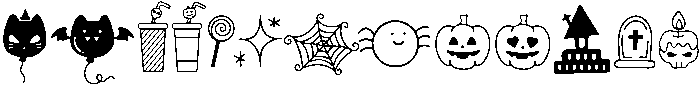 SPOOKY VIBES Regular otf (400) Font LOWERCASE